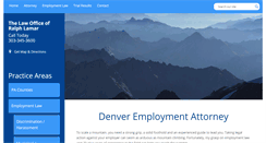 Desktop Screenshot of colorado-employmentattorney.com