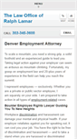 Mobile Screenshot of colorado-employmentattorney.com