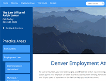 Tablet Screenshot of colorado-employmentattorney.com